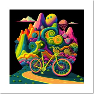 Bicycle Day 1943 | Colorful Psychedelic Art Posters and Art